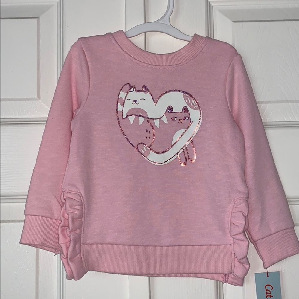 Brand new Cat & Jack cats sweater